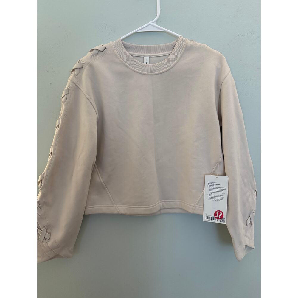 Lululemon Braided Sleeve Pullover NEW 2